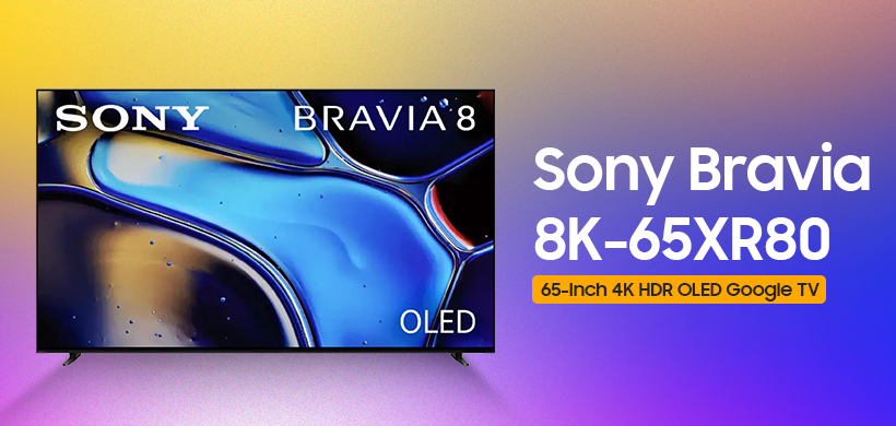 Sony Bravia 8K-65XR80 65-Inch 4K HDR OLED Google TV