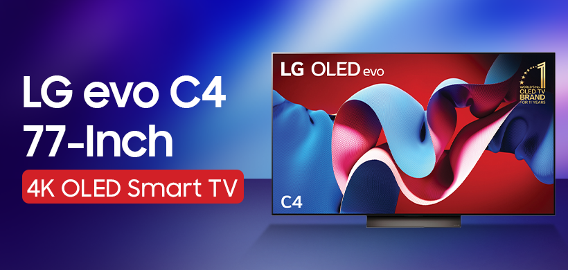 LG evo C4 77-Inch 4K OLED Smart TV