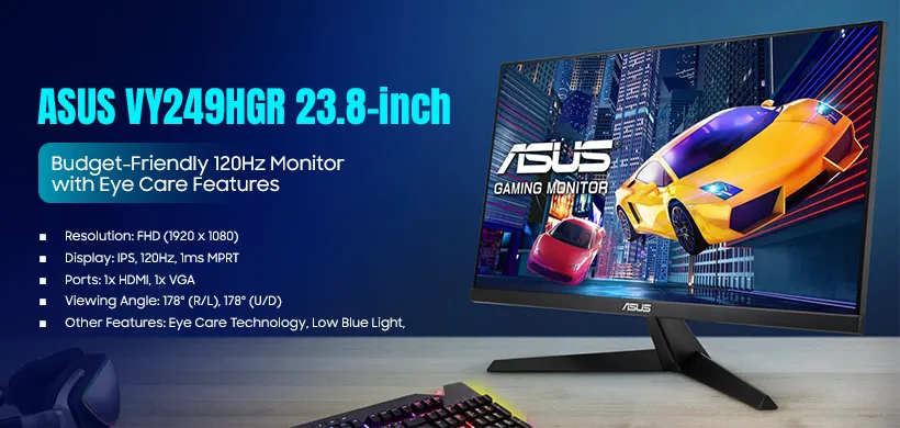 ASUS VY249HGR 23.8-inch Gaming Monitor