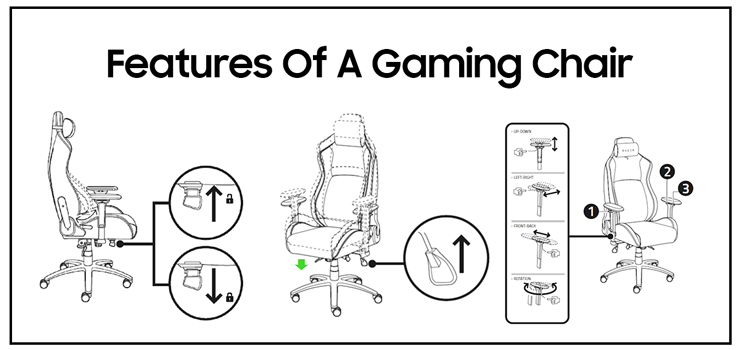 Features of a Gaming Chair Star Tech