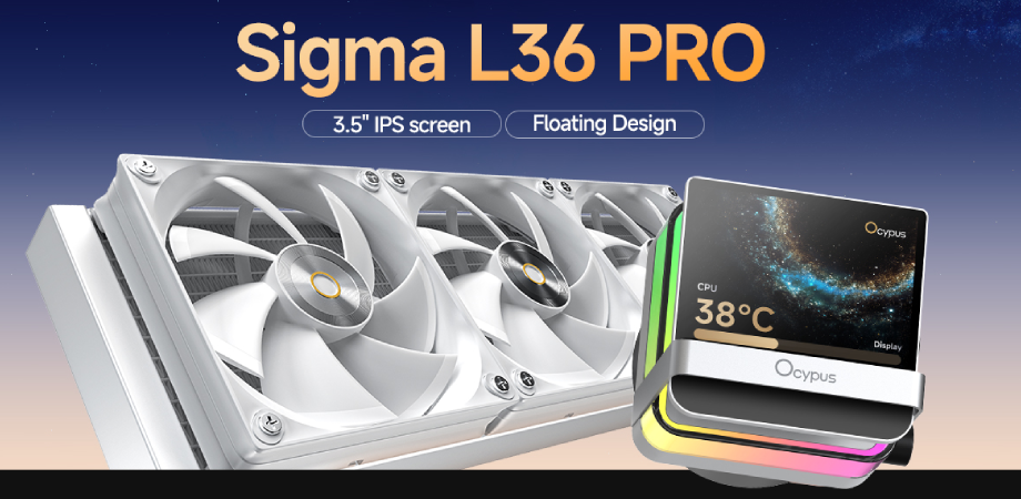 Ocypus SIGMA L36 PRO WH CPU Cooler