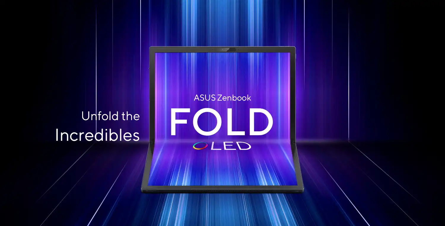 Unfold the incredible - ASUS ZenBook 17 Fold OLED UX9702 Foldable Laptop