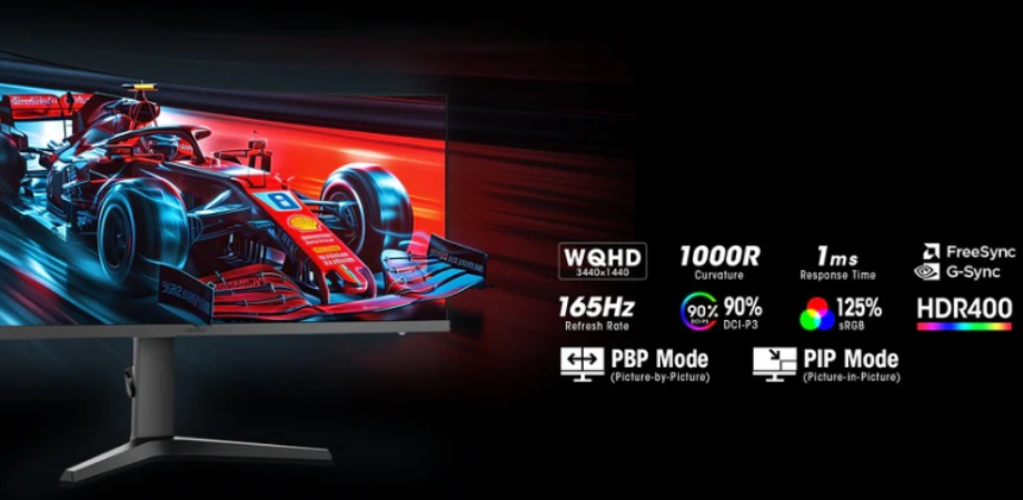 KOORUI 34E6UC Curved Gaming Monitor