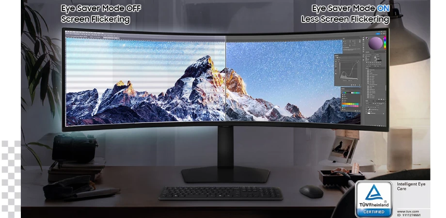 Samsung ViewFinity S9 S95UC Dual QHD Curved Gaming Monitor