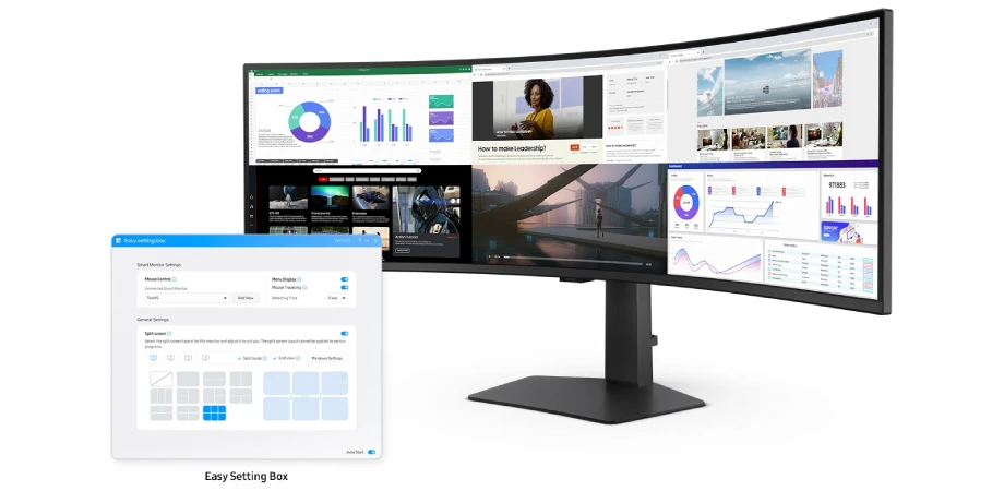 Samsung ViewFinity S9 S95UC Dual QHD Curved Gaming Monitor