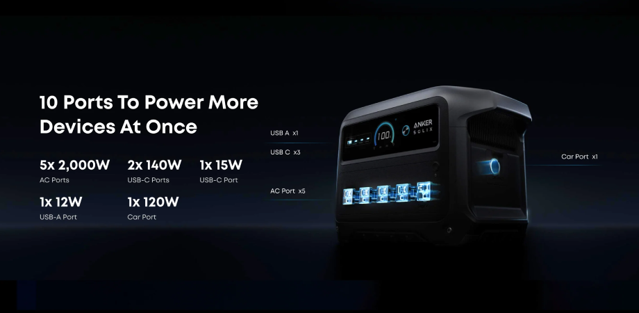 Anker SOLIX C1000 Gen 2 Portable Power Station