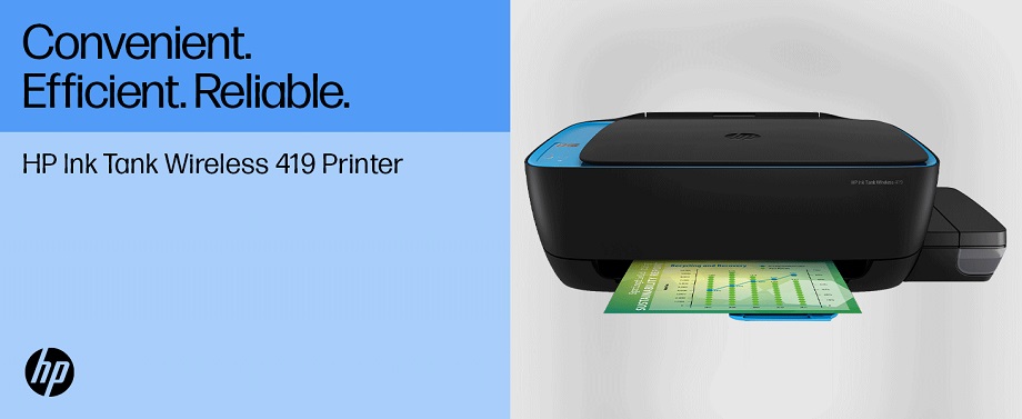 HP Ink Tank Wireless 419 All-in-One Printer