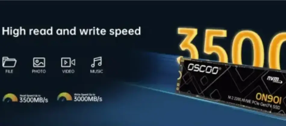 OSCOO ON901 256GB PCIe NVMe M.2 SSD