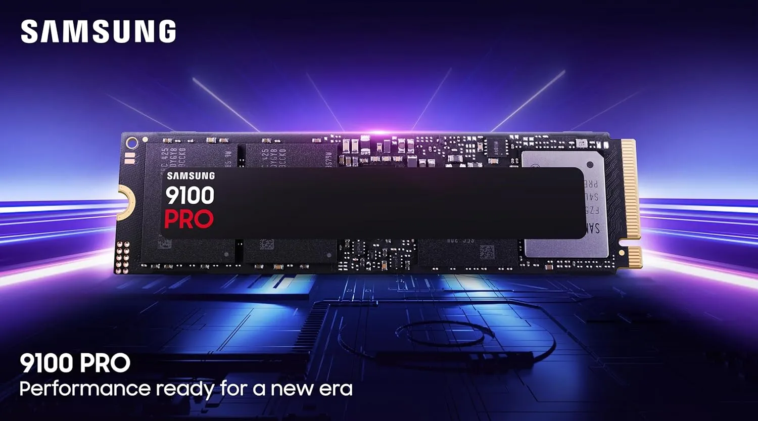 Samsung 9100 Pro 1TB PCIe 5.0 M.2 NVMe SSD