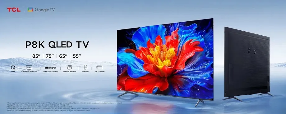 TCL 75P8K 4K QLED Google TV